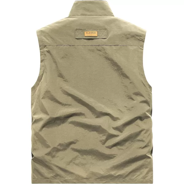 Gihuo Men's Lightweight Quick Dry Outdoor Multi Pockets Fishing Vest