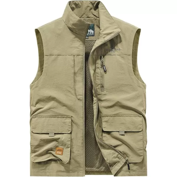 Gihuo Men's Lightweight Quick Dry Outdoor Multi Pockets Fishing Vest