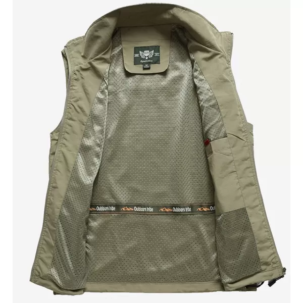 Gihuo Men's Lightweight Quick Dry Outdoor Multi Pockets Fishing Vest