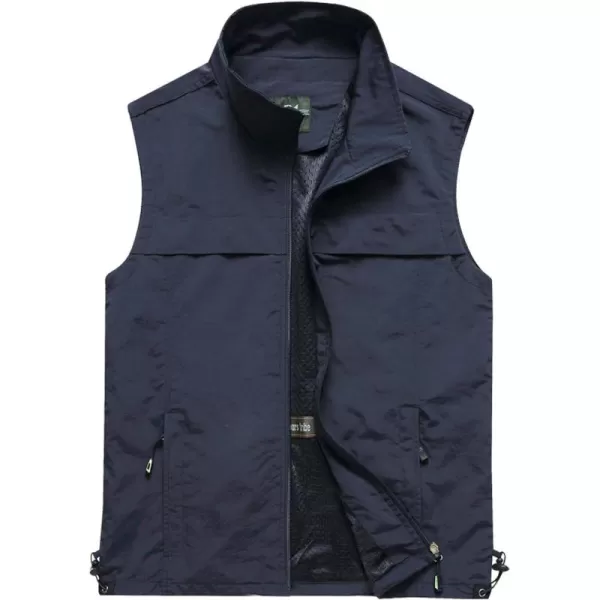 Gihuo Men's Lightweight Quick Dry Outdoor Multi Pockets Fishing Vest