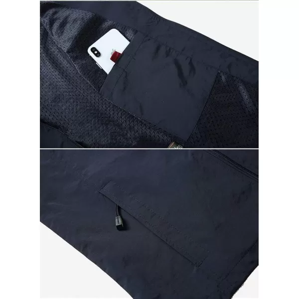 Gihuo Men's Lightweight Quick Dry Outdoor Multi Pockets Fishing Vest