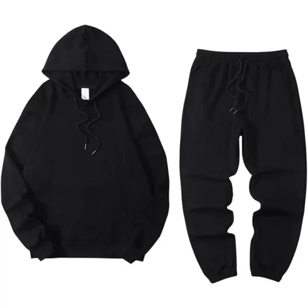 Gihuo Men's Tracksuits 2 Piece Outfit Sweatsuits Casual Hoodie Sweatpants Sports Jogging Suits Sets