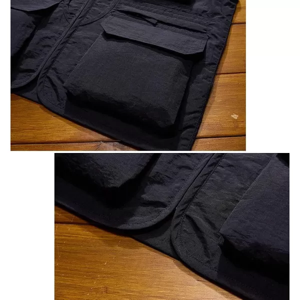 Gihuo Men's Utility Pockets Fly Fishing Safari Photo Travel Cargo Vest