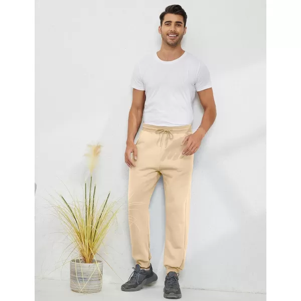 Gihuo Men's Winter Fleece Pants Sherpa Lined Sweatpants Active Running Jogger Pants)
