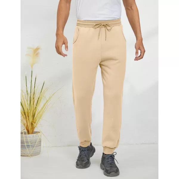 Gihuo Men's Winter Fleece Pants Sherpa Lined Sweatpants Active Running Jogger Pants)