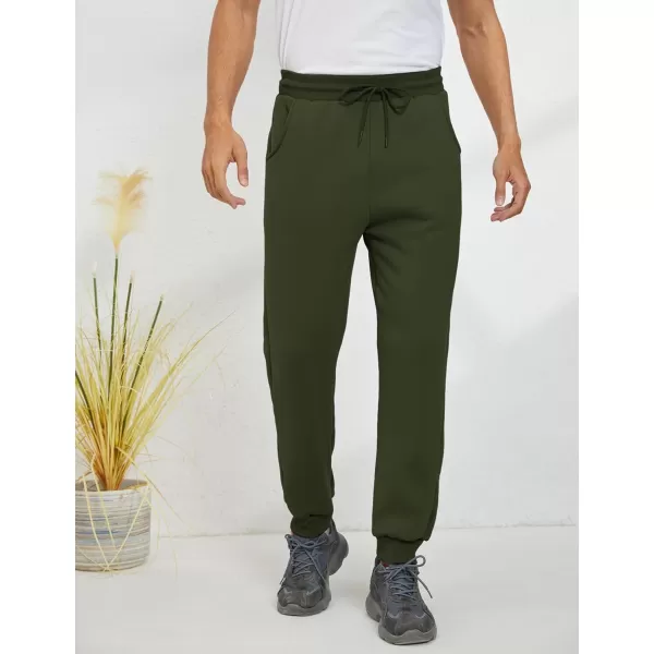 Gihuo Men's Winter Warm Fleece Pants Sherpa Fleece Lined Jogger Pants Sweatpants)
