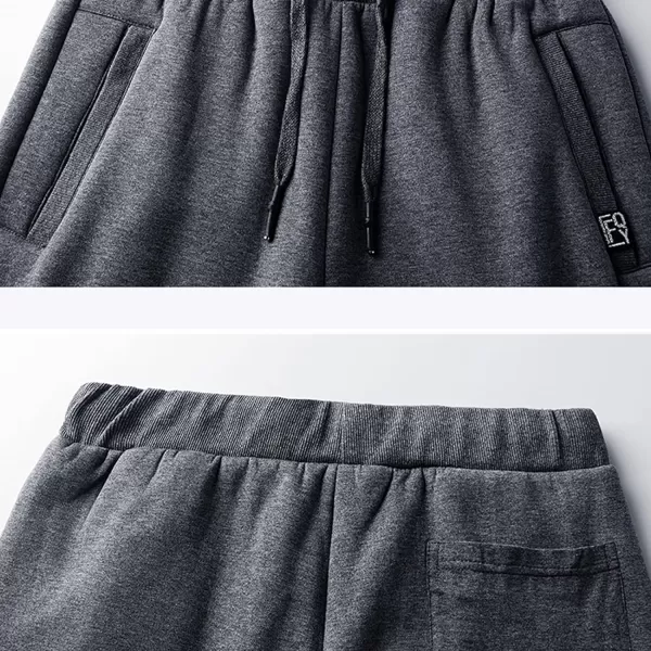 Gihuo Men’s Winter Warm Sherpa Lined Sweatpants Jogger Pants Fleece Pants