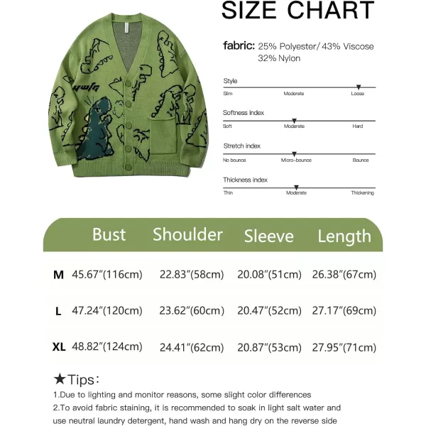 Gihuo Women Cat Cardigan Sweater Knit Cute Cartoon Oversized V Neck Long Sleeve Cardigan