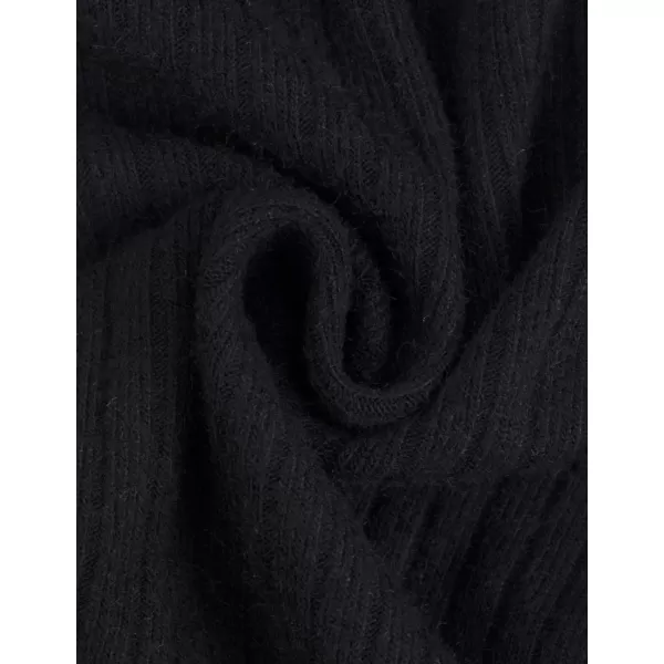 Gihuo Women' s Cable Knit Sweater Pants Long Knit Harem Pants Joggers Drawstring Elastic Waist Stretchy Knit Pants