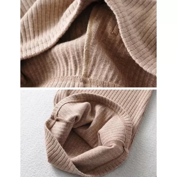 Gihuo Women' s Cable Knit Sweater Pants Long Knit Harem Pants Joggers Drawstring Elastic Waist Stretchy Knit Pants