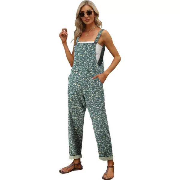 Gihuo Women's Adjustable Straps Loose Fashion Overalls Casual Jumpsuit