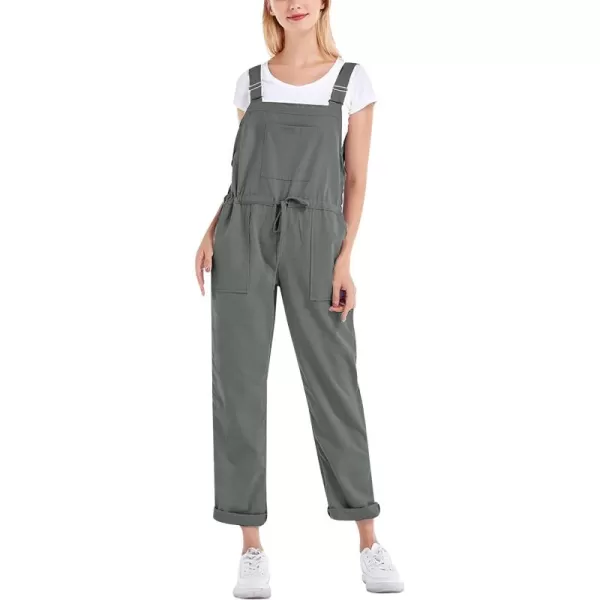 Gihuo Women's Adjustable Straps Loose Fashion Overalls Casual Jumpsuit