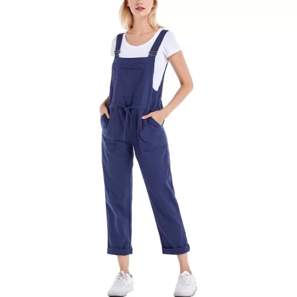 Gihuo Women's Adjustable Straps Loose Fashion Overalls Casual Jumpsuit