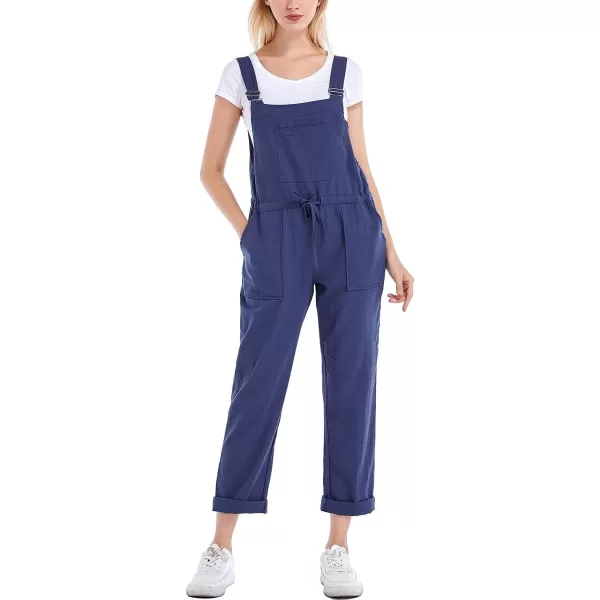 Gihuo Women's Adjustable Straps Loose Fashion Overalls Casual Jumpsuit
