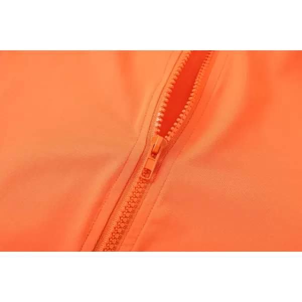 Gihuo Women's Athletic Full Zip Lightweight Workout Jacket with Thumb Holes