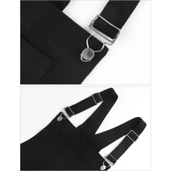 Gihuo Women's Casual Overalls Shorts Summer Short Bib Pants Lightweight Adjustable Straps Jumpsuits Rompers