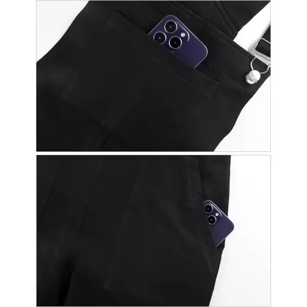 Gihuo Women's Casual Overalls Shorts Summer Short Bib Pants Lightweight Adjustable Straps Jumpsuits Rompers
