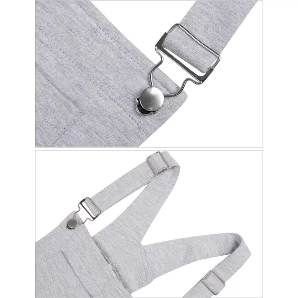 Gihuo Women's Casual Overalls Shorts Summer Short Bib Pants Lightweight Adjustable Straps Jumpsuits Rompers
