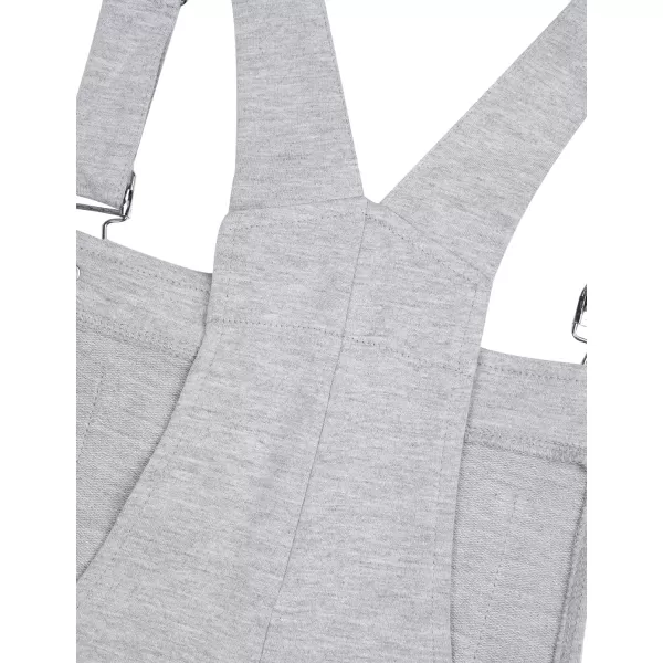 Gihuo Women's Casual Overalls Shorts Summer Short Bib Pants Lightweight Adjustable Straps Jumpsuits Rompers
