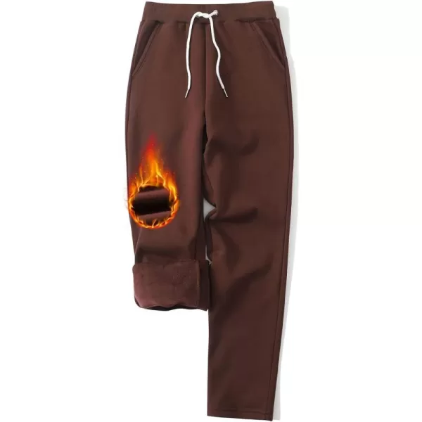 Gihuo Women's Fleece Lined Pants Sweat Pants Casual Sweatpants