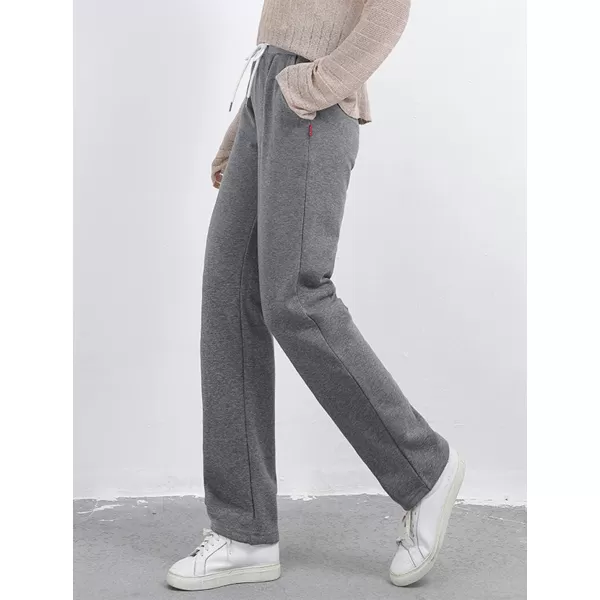 Gihuo Women's Fleece Lined Pants Sweat Pants Casual Sweatpants