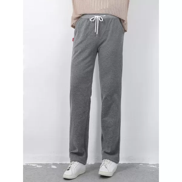 Gihuo Women's Fleece Lined Pants Sweat Pants Casual Sweatpants
