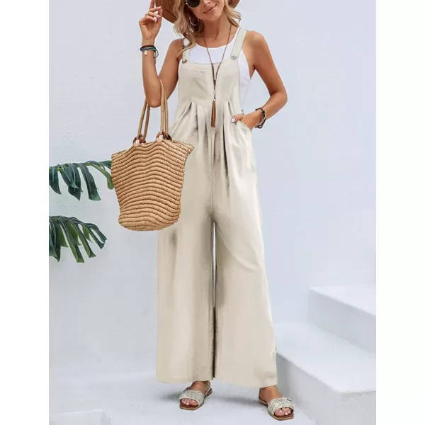 Gihuo Women's Loose Fit Fashion Overalls Wide Leg Baggy Bib Overalls Jumpsuit