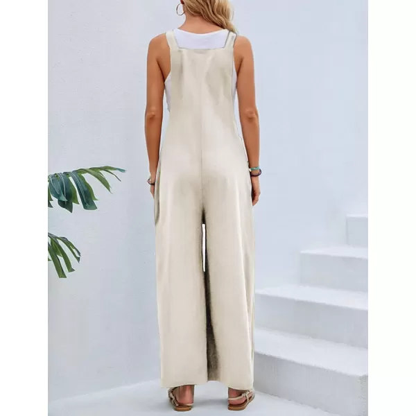 Gihuo Women's Loose Fit Fashion Overalls Wide Leg Baggy Bib Overalls Jumpsuit