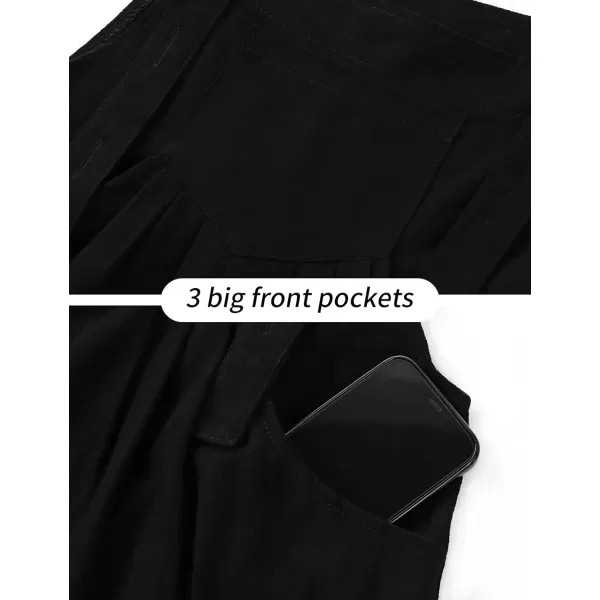 Gihuo Women's Loose Fit Fashion Overalls Wide Leg Baggy Bib Overalls Jumpsuit