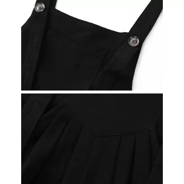 Gihuo Women's Loose Fit Fashion Overalls Wide Leg Baggy Bib Overalls Jumpsuit