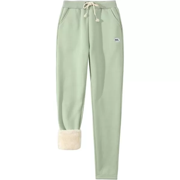 Gihuo Women's Sherpa Lined Sweatpants Winter Casual Jogger Sweat Pants