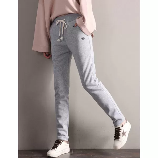 Gihuo Women's Sherpa Lined Sweatpants Winter Casual Jogger Sweat Pants
