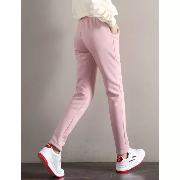 Gihuo Women's Sherpa Lined Sweatpants Winter Casual Jogger Sweat Pants