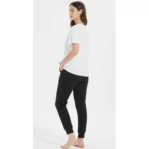 Gihuo Women's Sherpa Lined Sweatpants Winter Jogger Sweatpants