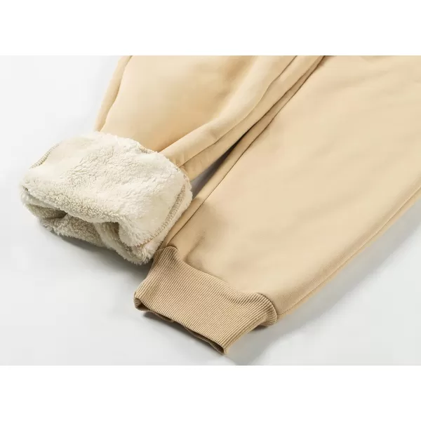 Gihuo Women's Sherpa Lined Sweatpants Winter Jogger Sweatpants