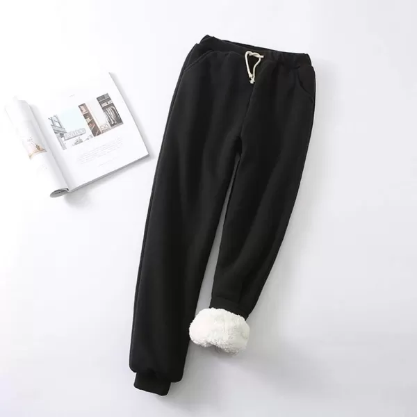 Gihuo Women's Winter Warm Fleece Pants Sherpa Lined Sweatpants Jogger Track Pants