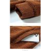 imageGihuo Mens Winter Sherpa Lined Hoodie Zip Up Sweatshirt Heavyweight Warm Fleece Jacket with Pockets02brown Sherpa Shell