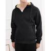imageGihuo Mens Winter Sherpa Lined Hoodie Zip Up Sweatshirt Heavyweight Warm Fleece Jacket with PocketsBlack