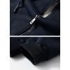 imageGihuo Mens Winter Sherpa Lined Hoodie Zip Up Sweatshirt Heavyweight Warm Fleece Jacket with PocketsNavy