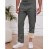 imageGihuo Mens Winter Warm Fleece Pants Sherpa Fleece Lined Jogger Pants Sweatpants2darkgrey Open Bottom