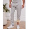 imageGihuo Mens Winter Warm Fleece Pants Sherpa Fleece Lined Jogger Pants Sweatpants2lightgrey Open Bottom