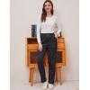 imageGihuo Sweatpants Women Fleece Lined Pants Casual Sweatpants Winter Warm Lounge Athletic Joggers Pants with PocketsBlack