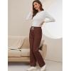 imageGihuo Sweatpants Women Fleece Lined Pants Casual Sweatpants Winter Warm Lounge Athletic Joggers Pants with PocketsBrown