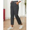 imageGihuo Sweatpants Women Fleece Lined Pants Casual Sweatpants Winter Warm Lounge Athletic Joggers Pants with PocketsDark Grey