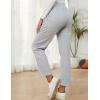 imageGihuo Sweatpants Women Fleece Lined Pants Casual Sweatpants Winter Warm Lounge Athletic Joggers Pants with PocketsLight Grey