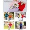 imageGihuo Unisex Boys Girls Winter Warm Sherpa Lined Zip Up Sweatshirt Fleece Jacket Kids Hoodie OuterwearPink