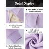 imageGihuo Unisex Boys Girls Winter Warm Sherpa Lined Zip Up Sweatshirt Fleece Jacket Kids Hoodie OuterwearPurple