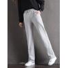 imageGihuo Womens Casual Active OpenBottom Sports Running SweatpantLight Grey