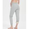 imageGihuo Womens Fleece Sherpa Lined Sweatpants Winter Jogger Sweatpants Warm Athletic Thermal Lounge Pants with Pockets