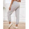 imageGihuo Womens Sherpa Lined Sweatpants Winter Casual Jogger Sweat Pants Warm Athletic Thermal Fleece Lining Lounge Pants02lightgrey